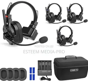 CAME-TV KUMINIK8 PRO 1.9GHz Full-Duplex Wireless Headset - 4 Pack