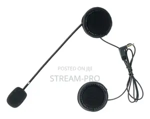 CAME-TV on-Ear Earphone With Microphone for Install Into Helmet