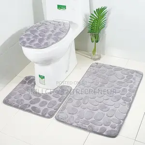 3-Piece Luxury Bathroom Mat Set