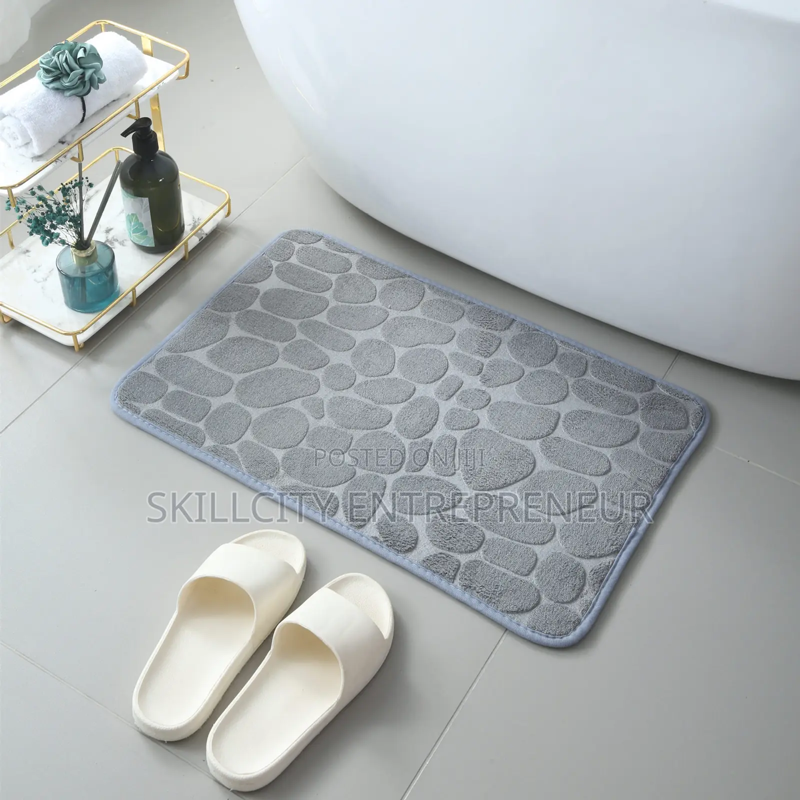 3-Piece Luxury Bathroom Mat Set