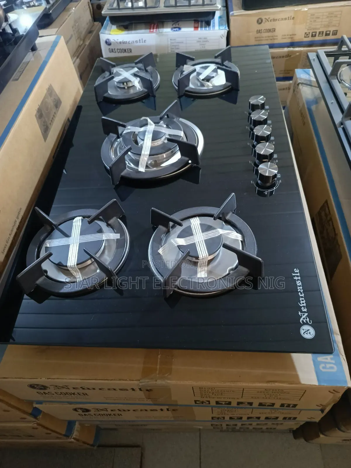Gas Cooker 5 Burners All Gas