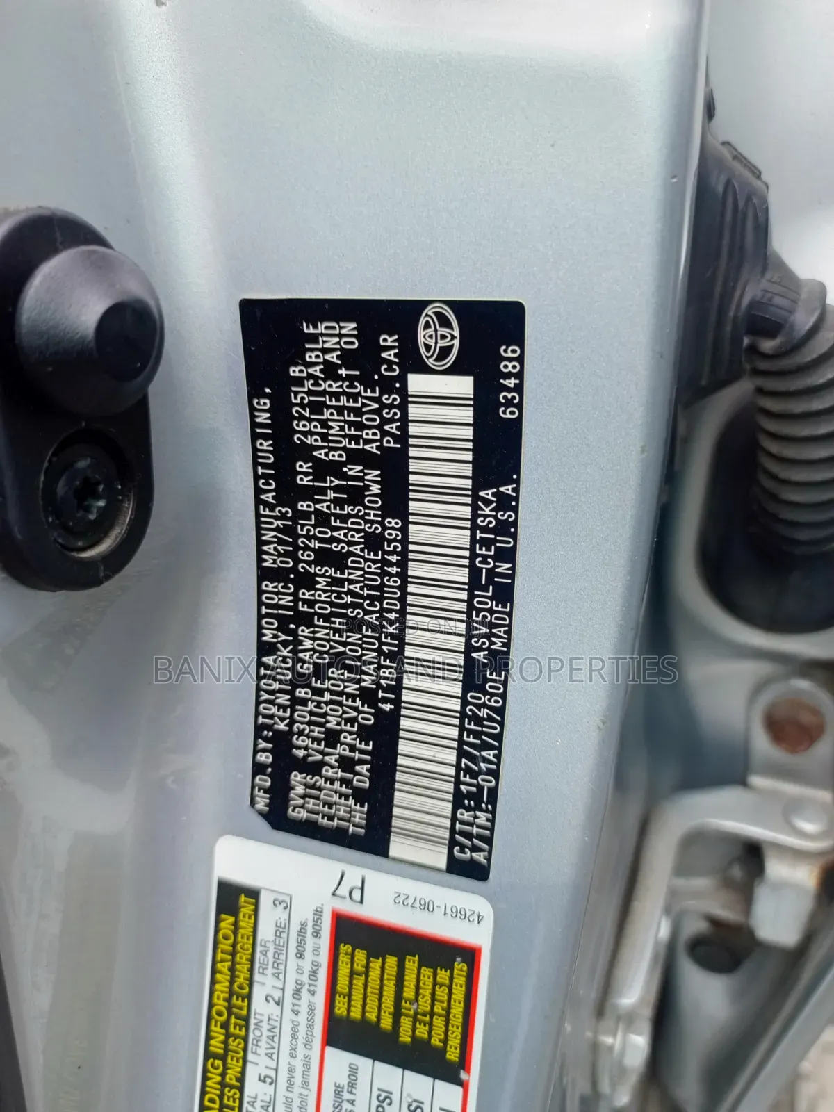Toyota Camry 2013 Silver