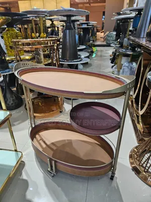 3 Layers Round Durable Trolley