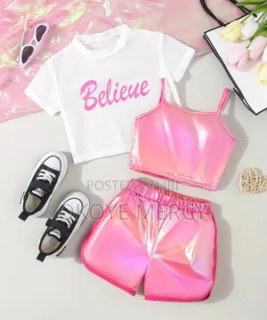 3pcs Girls' Fashion Set