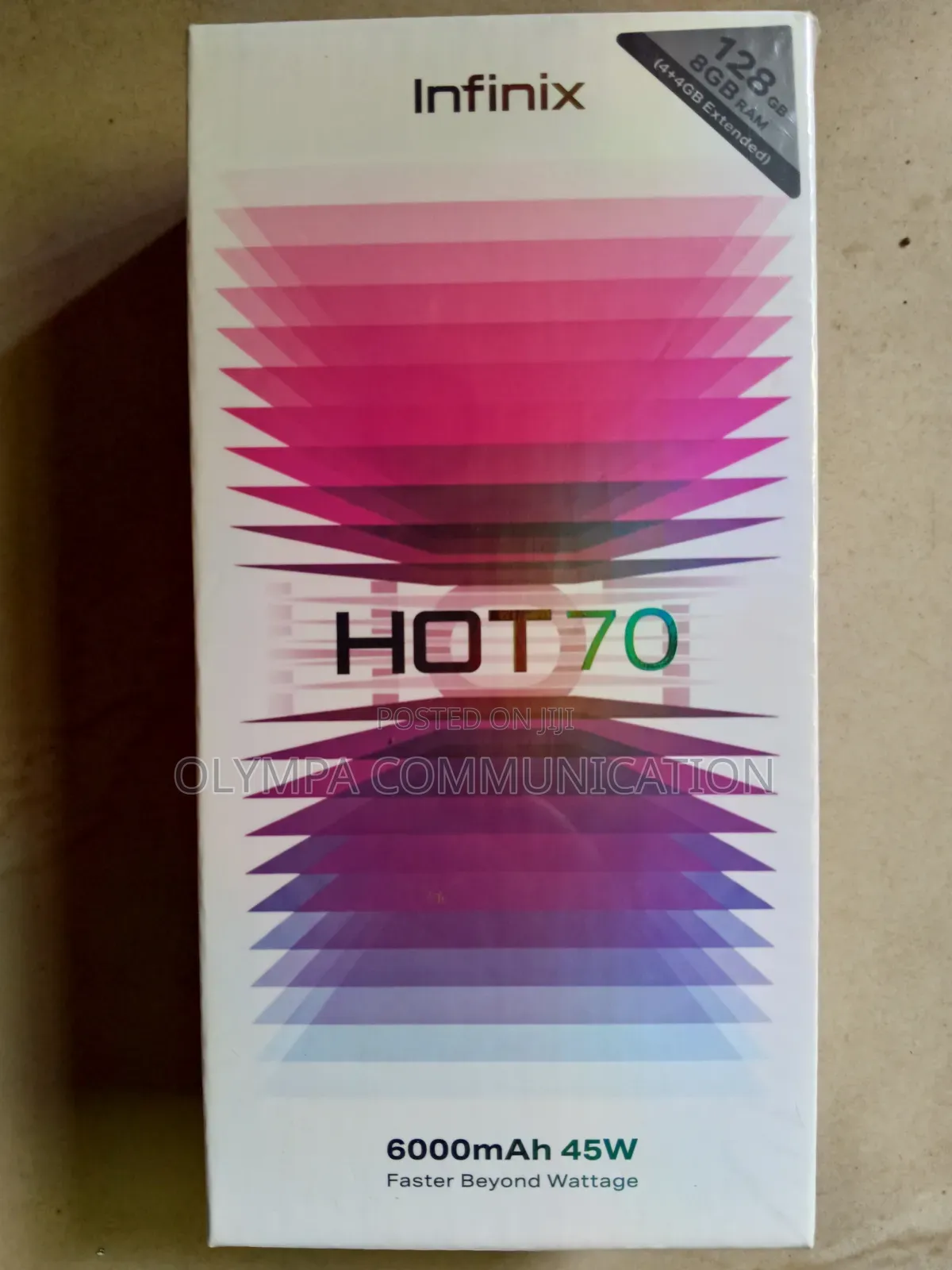 New Infinix Hot 70 128 GB Blue