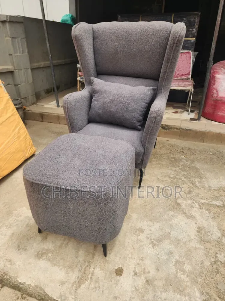 Luxury Single Grey Sofa Couch