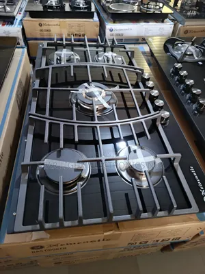 Gas Hob 5 Burners Glass Top