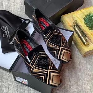 Dolce and Gabbana Velvet Shoes