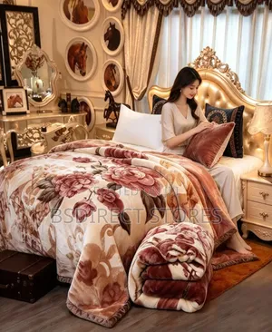 Moonstar London BROWN King Blanket Double Sided Extra Thick