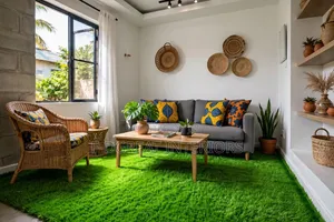 Artificial Grass or Synthetic Grass for Living Room