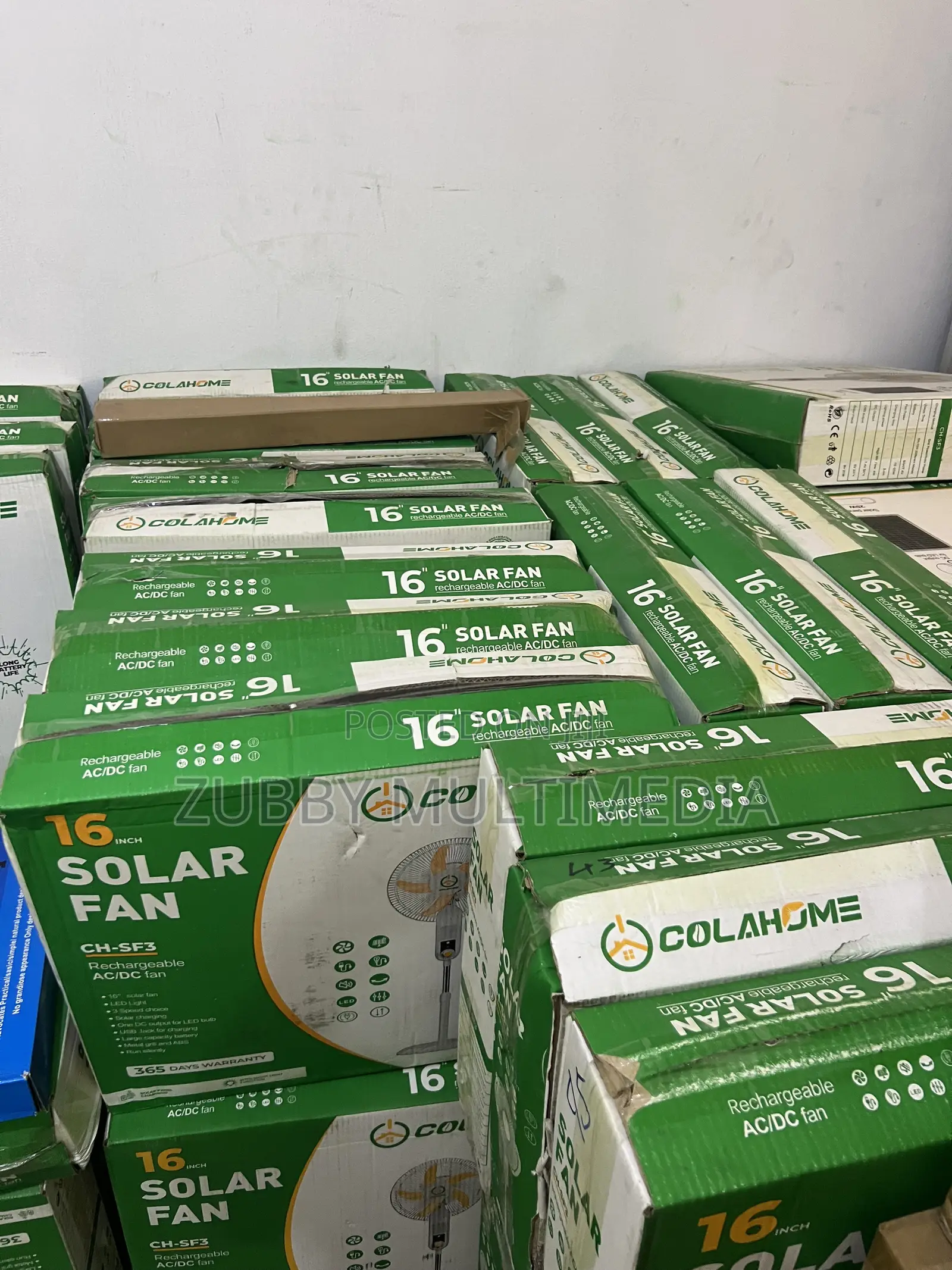 Cola Solar Fan 16 Inches