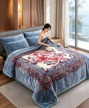 Moonstar London BLUE King Blanket Double Sided Extra Thick