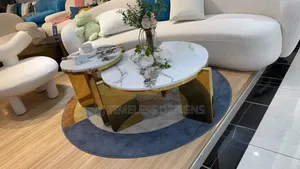 Marble-Top Center Table