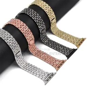 Diamond Smartwatch Straps With Case
