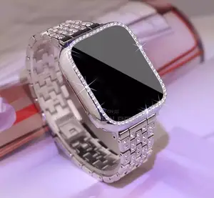 Diamond Smartwatch Straps With Case