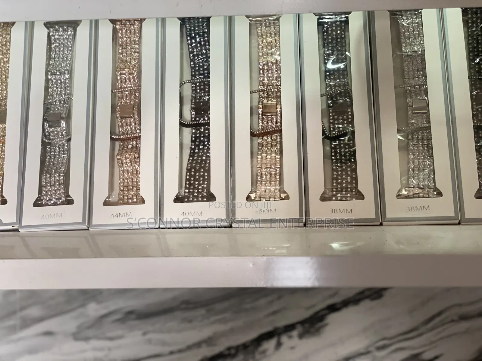 Diamond Smartwatch Straps With Case