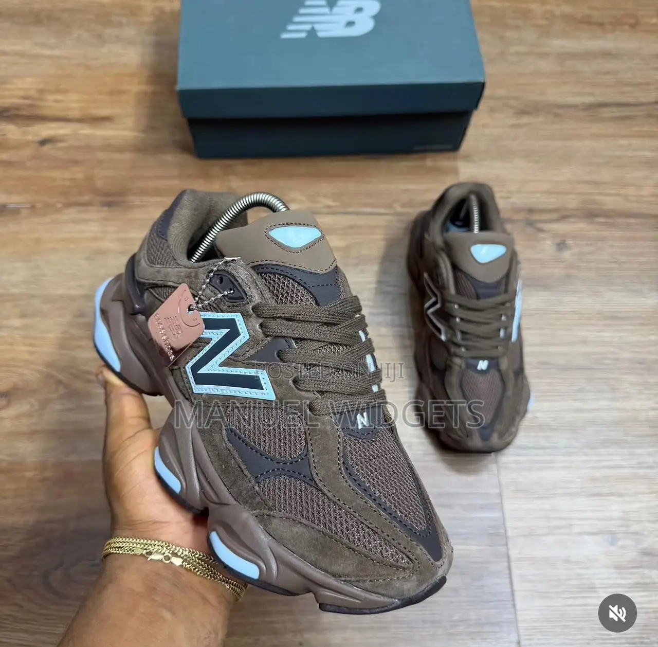 New Balance Brown Runner Sneakers — Premium Quality