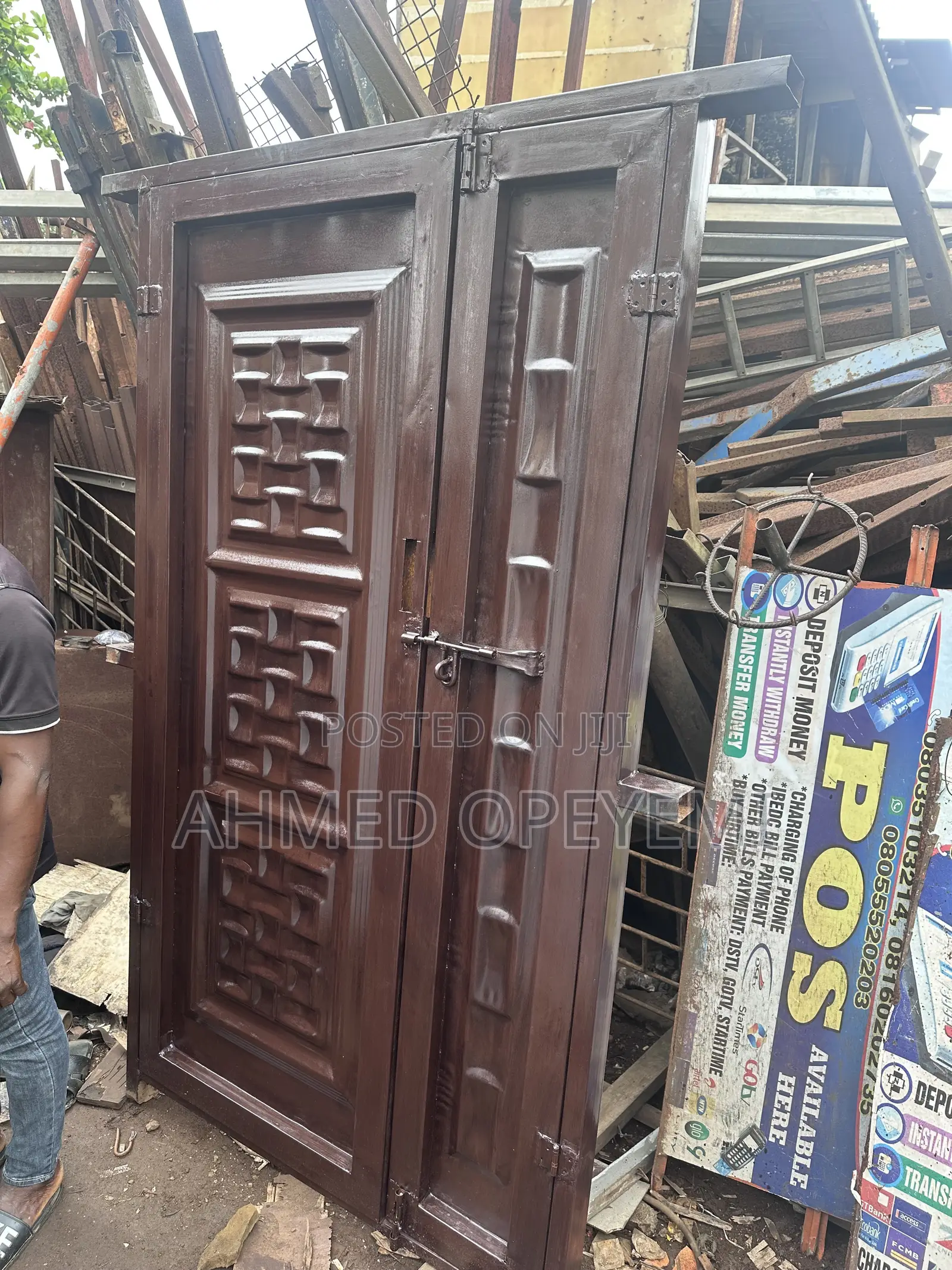 Heavy Duty Iron Security Door for Sale
