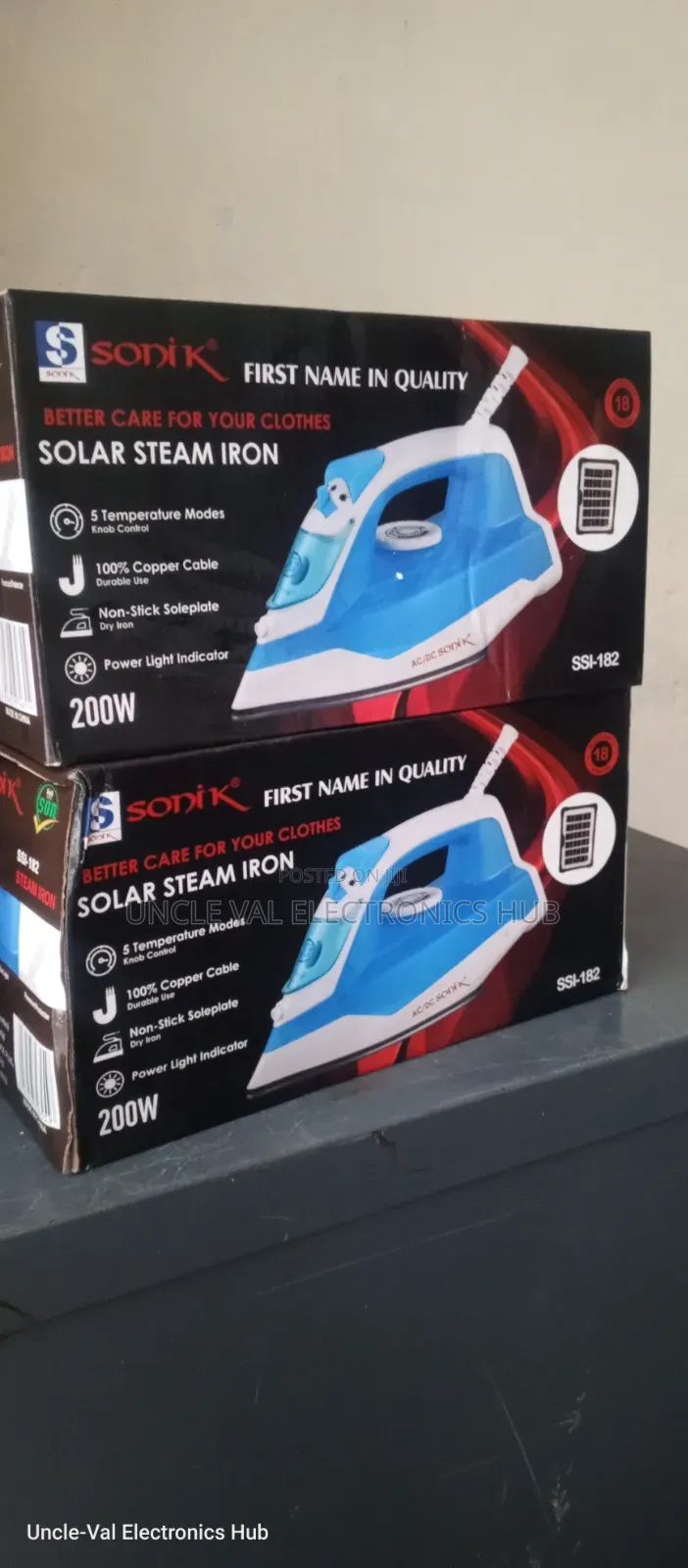 Sonik Inverter Steam Pressing Iron 200W