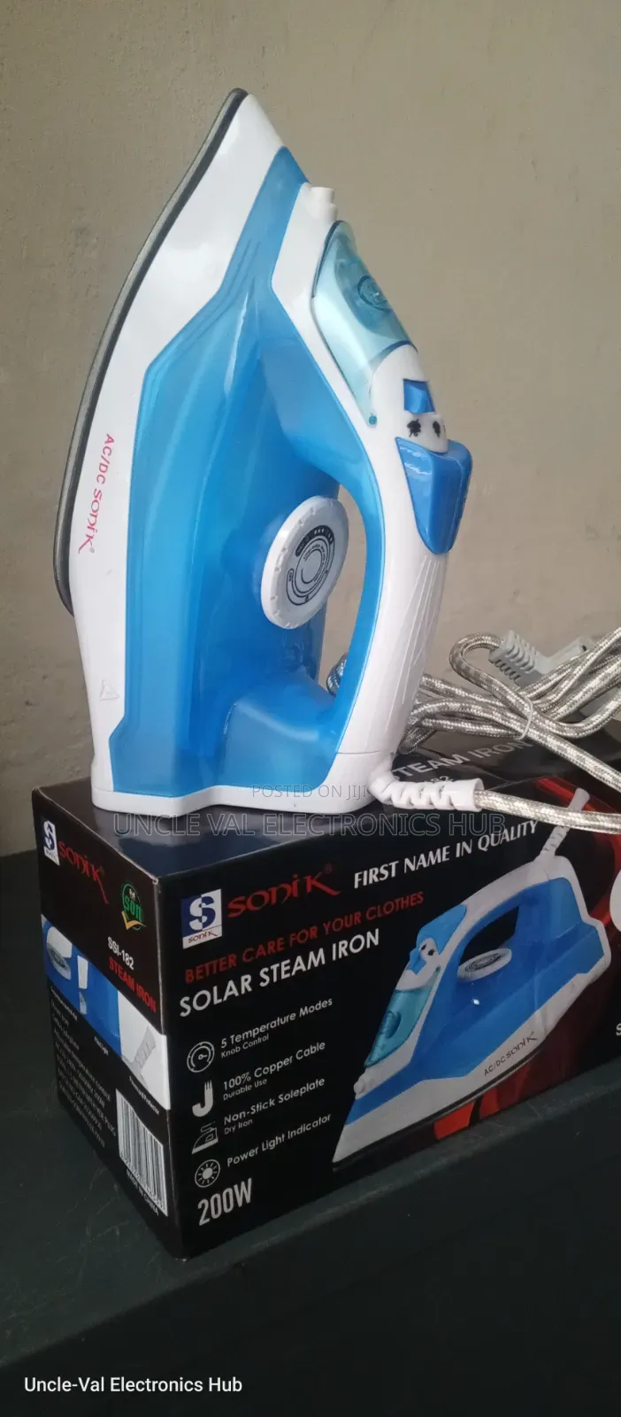 Sonik Inverter Steam Pressing Iron 200W