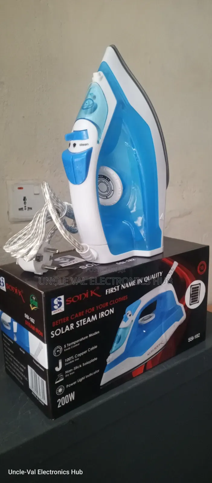 Sonik Inverter Steam Pressing Iron 200W
