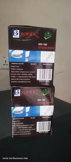Sonik Inverter Steam Pressing Iron 200W