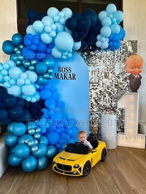 Balloon Decoration Single Backdrop
