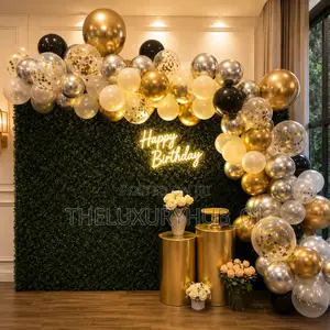 Balloon Decoration Single Backdrop