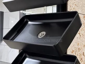 Minimalist Black Countertop Basins