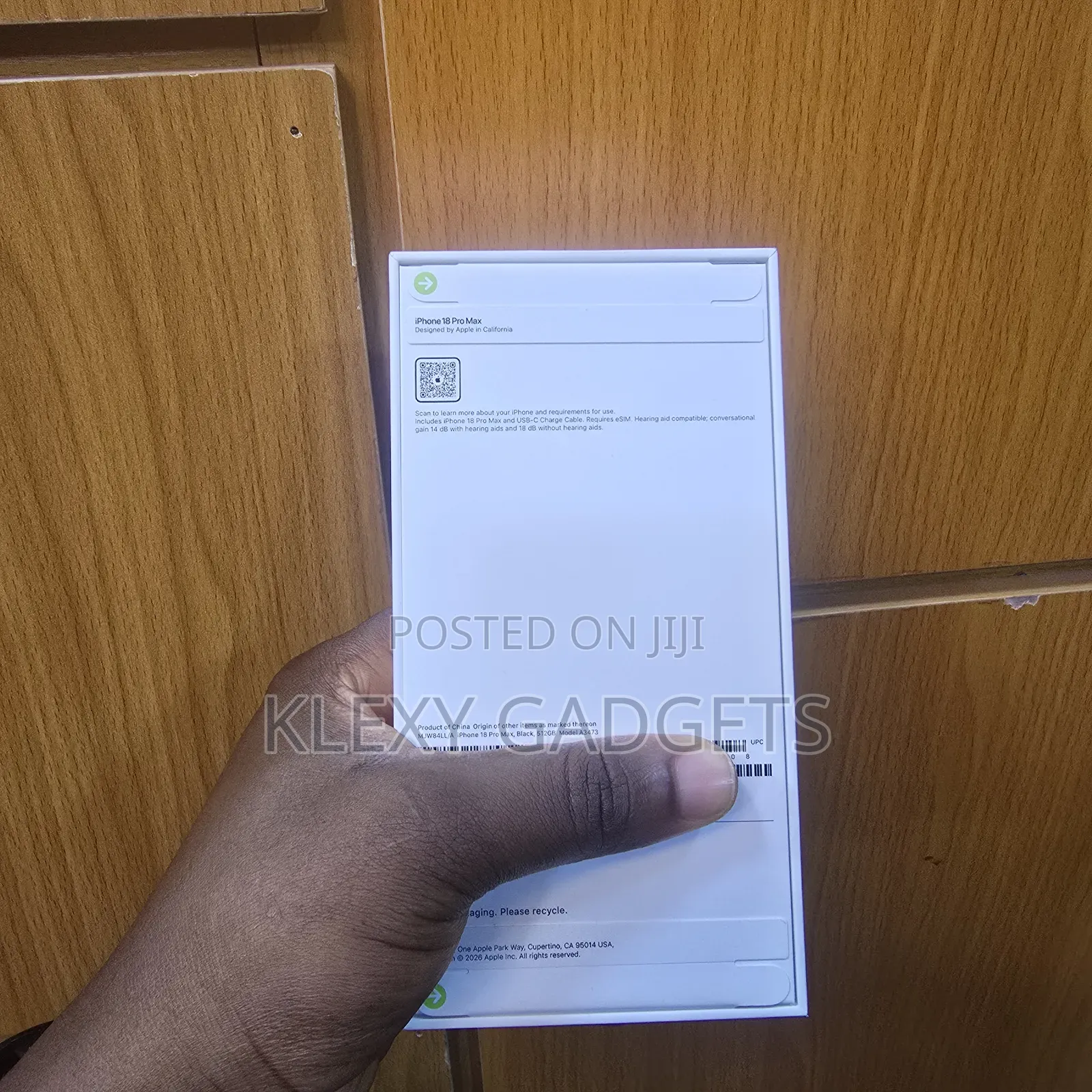 New Apple iPhone 18 Pro Max 512 GB Black