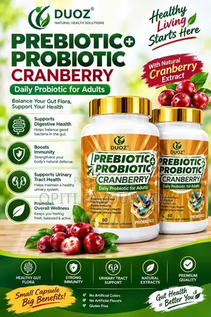 Douzi Prebiotic+probiotic Cranberry Capsule