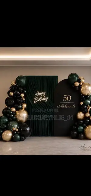 Balloon Decoration Single Backdrop