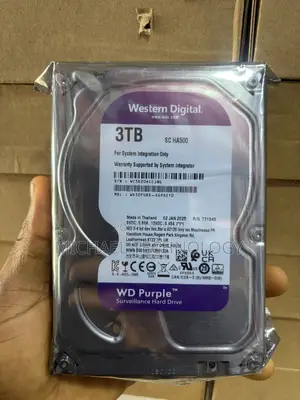 Western Digital (WD) Purple 3TB Surveillance HDD