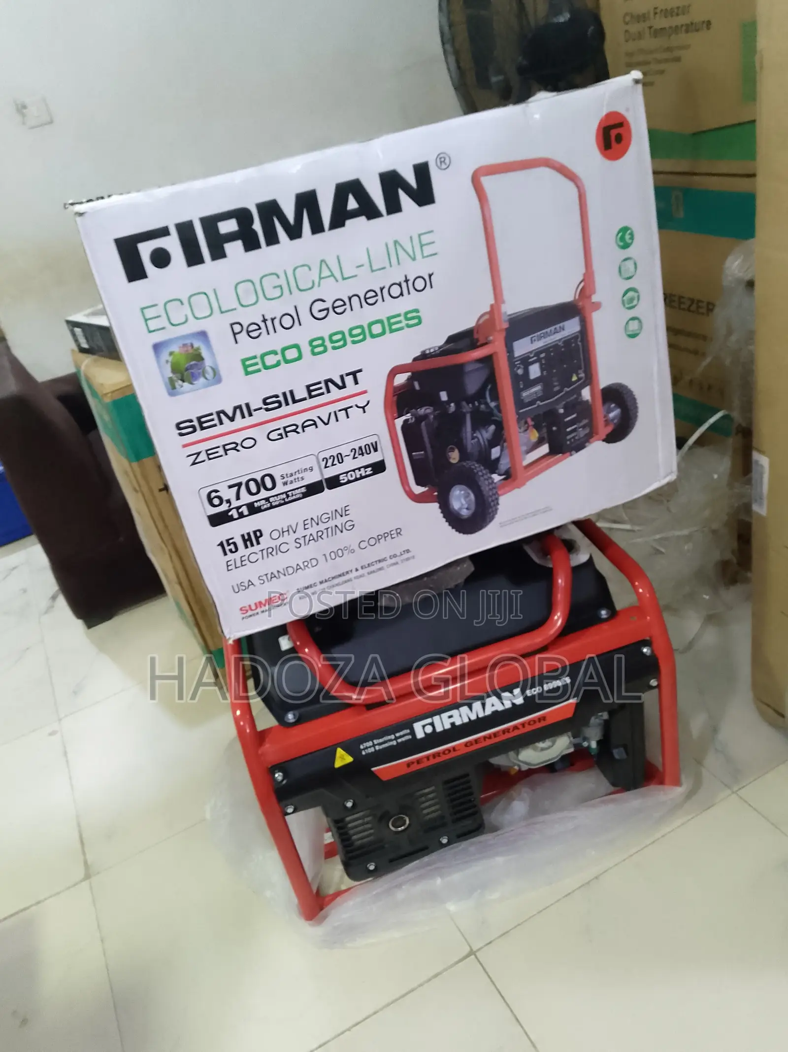 ECO 8900ES Petrol Generator for Office