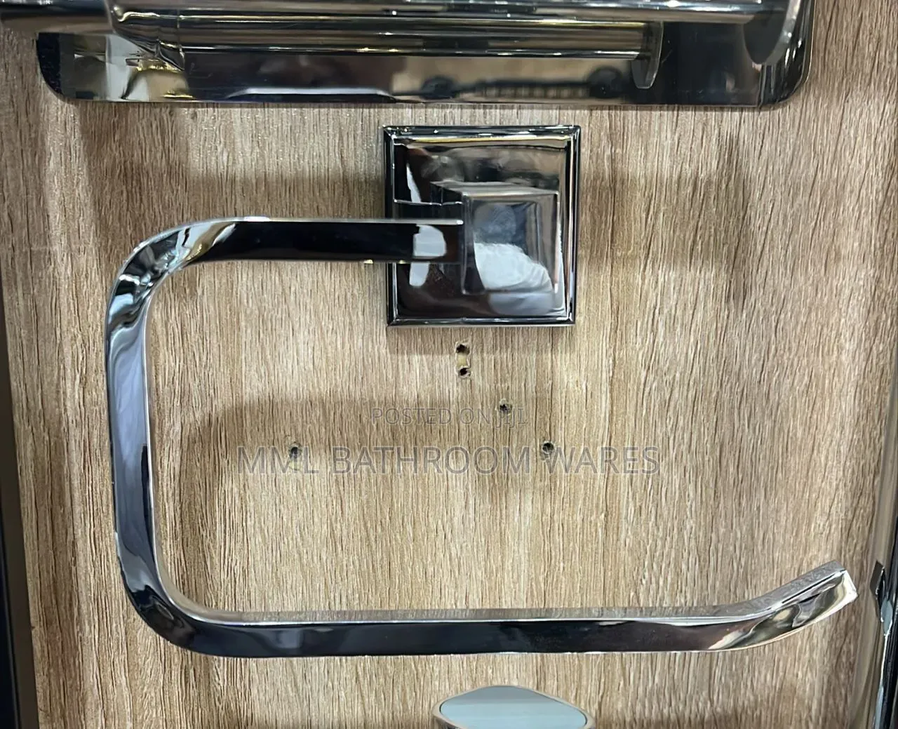 Modern Chrome Tissue Holder Minimalist Style