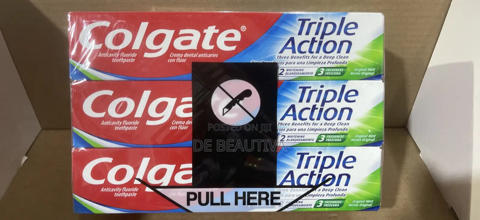 Colgate Triple Action Fluoride Toothpaste – 3 Pack