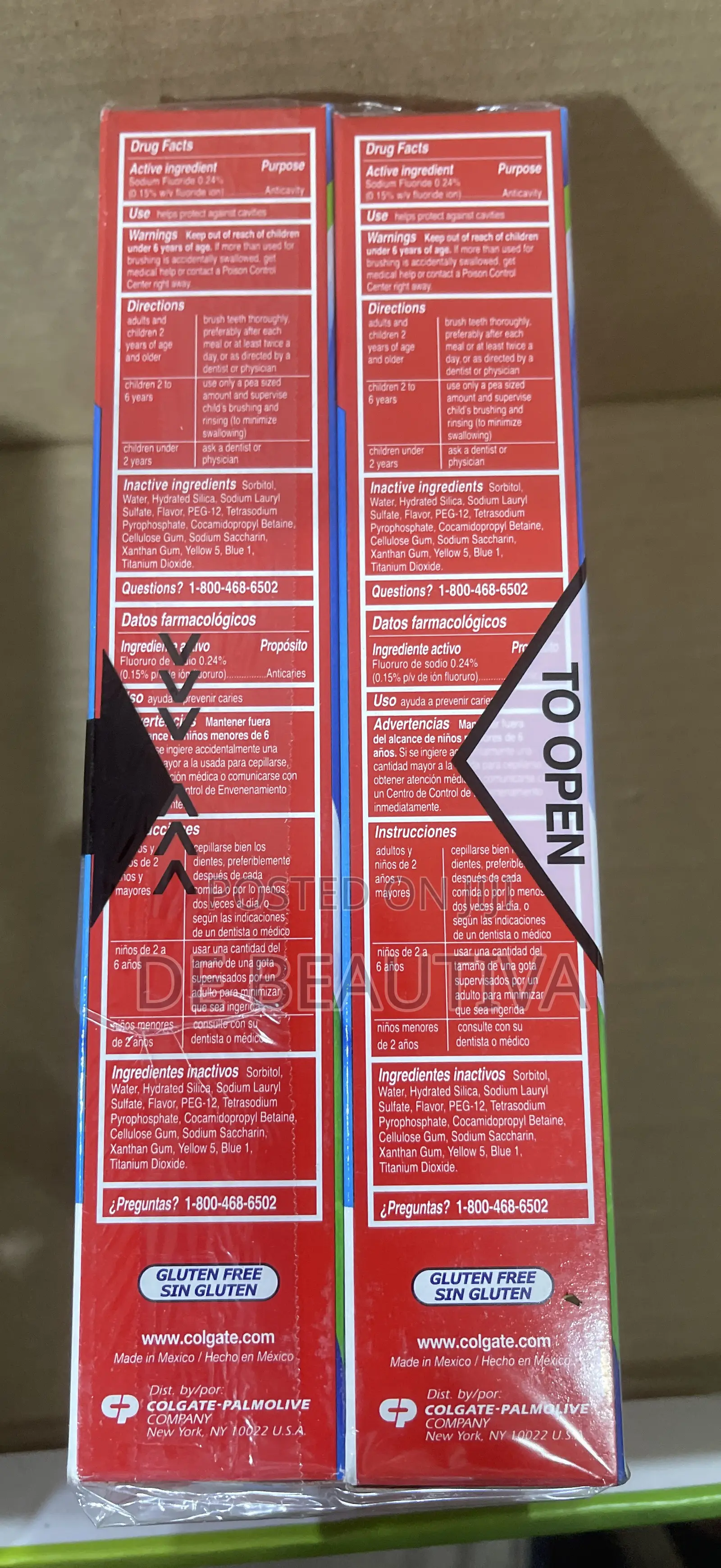 Colgate Triple Action Fluoride Toothpaste – 3 Pack