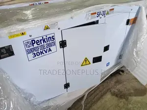 Powerful Perkins 30kVA Soundproof Generator