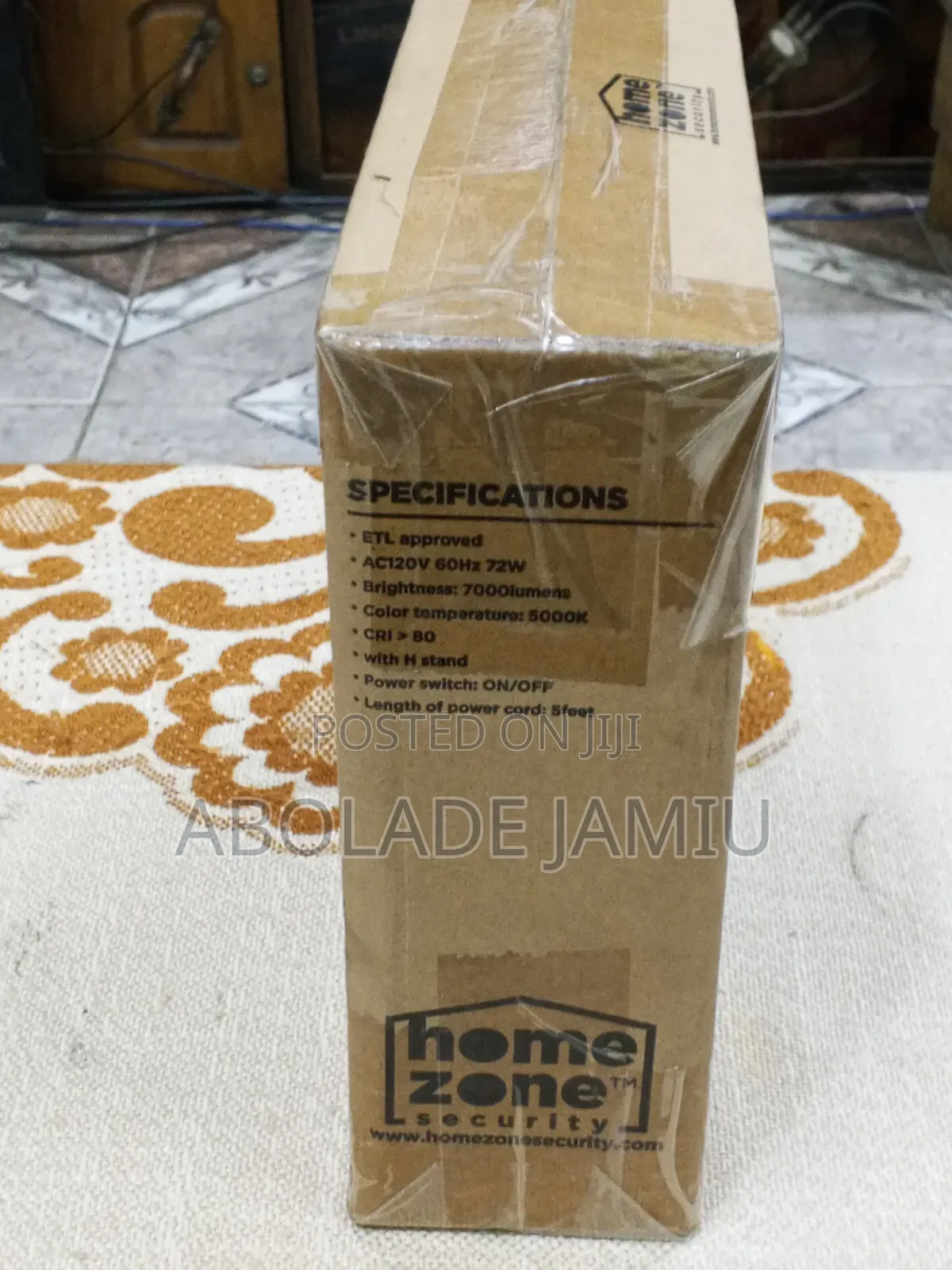 Home Zone Security 72W AC Portable LED Work Light