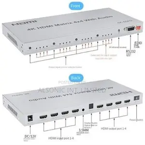 4k Hdmi Matrix 4x4 With Audio