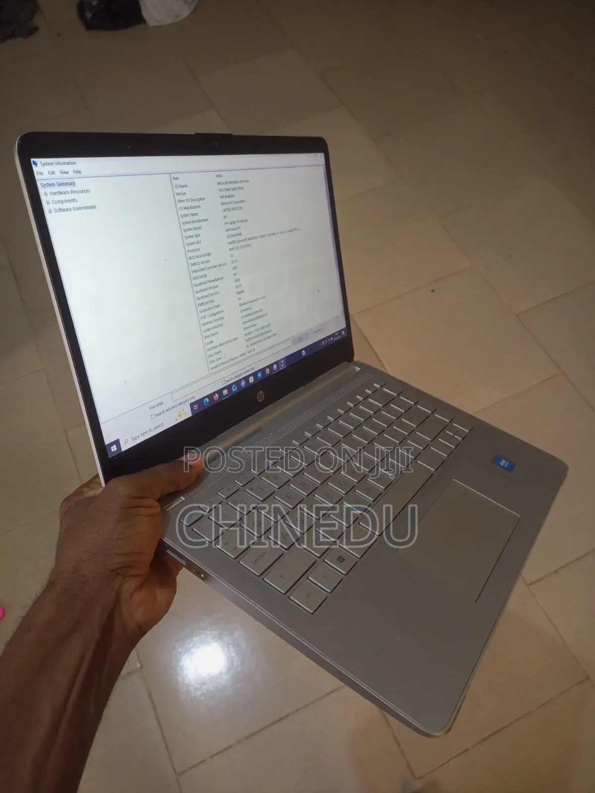 Laptop HP 14-dq2031tg 4GB Intel Celeron SSD 160GB