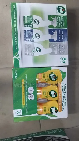 Vim Pureboost Lemon Scent Cream Cleaner 3- Pack 750ml