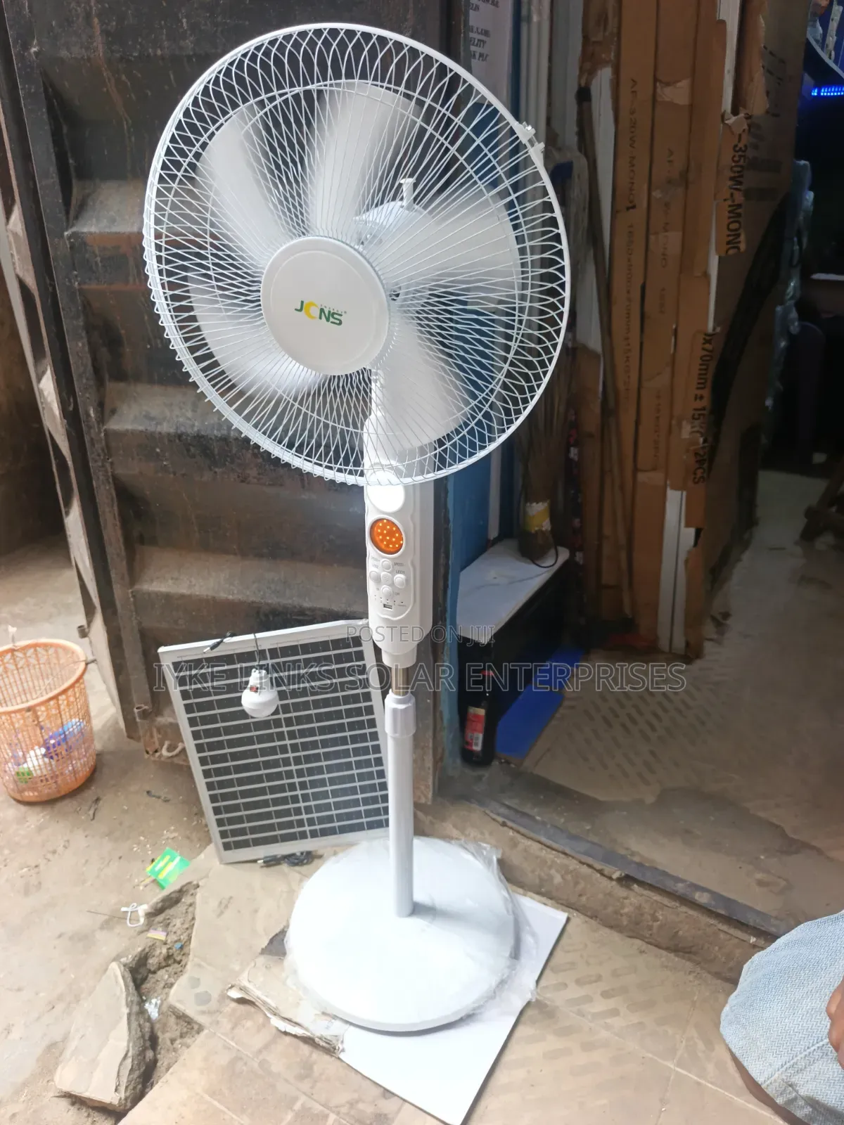 Standing Solar Fan