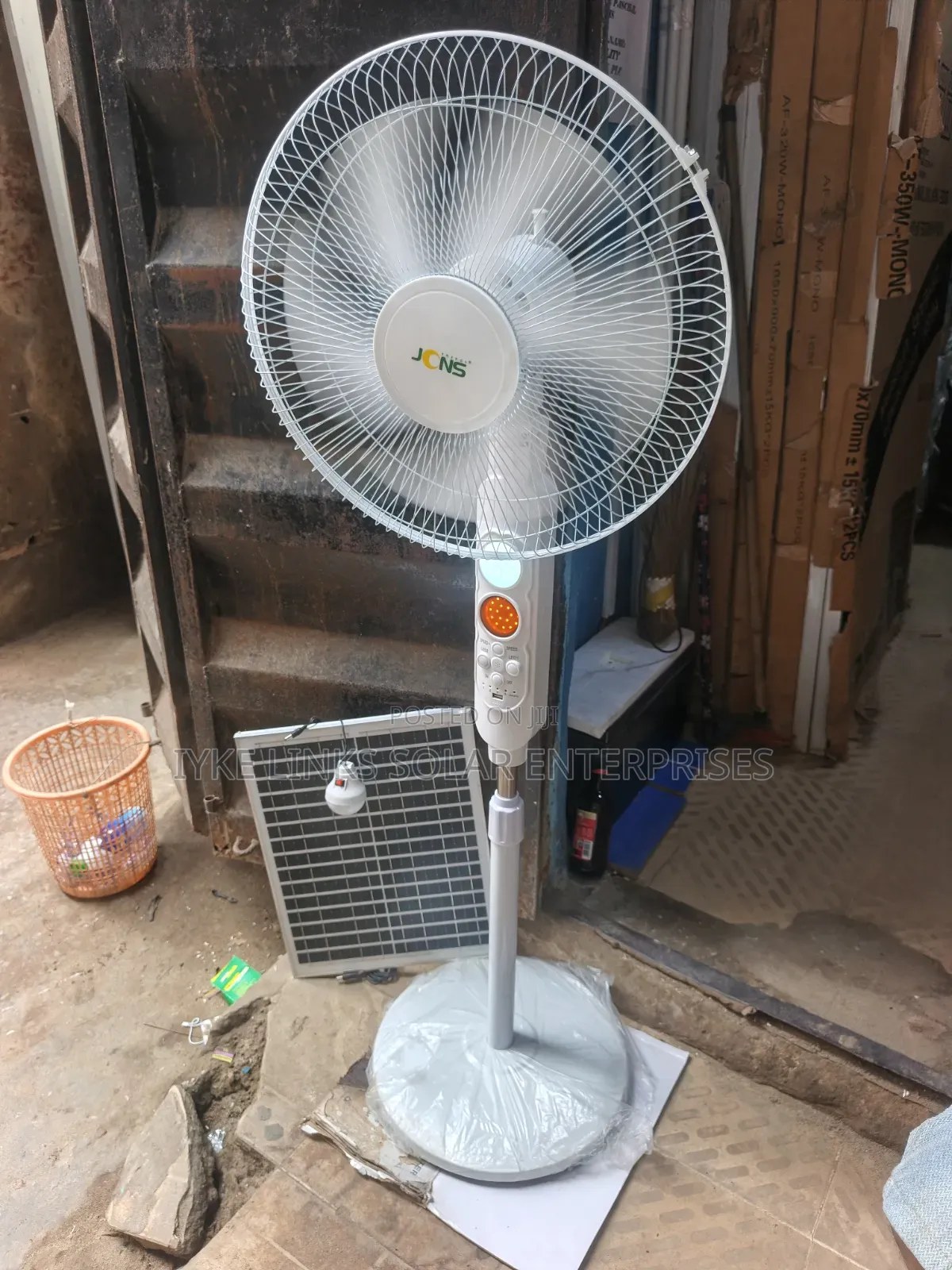 Standing Solar Fan