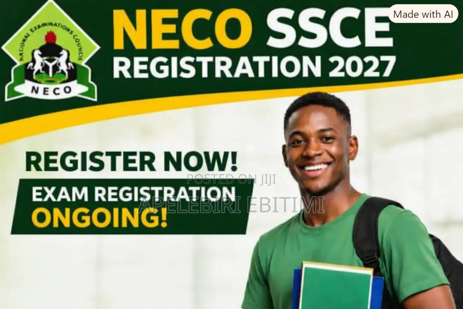 2027 SSCE WAEC and NECO Registration and Classes
