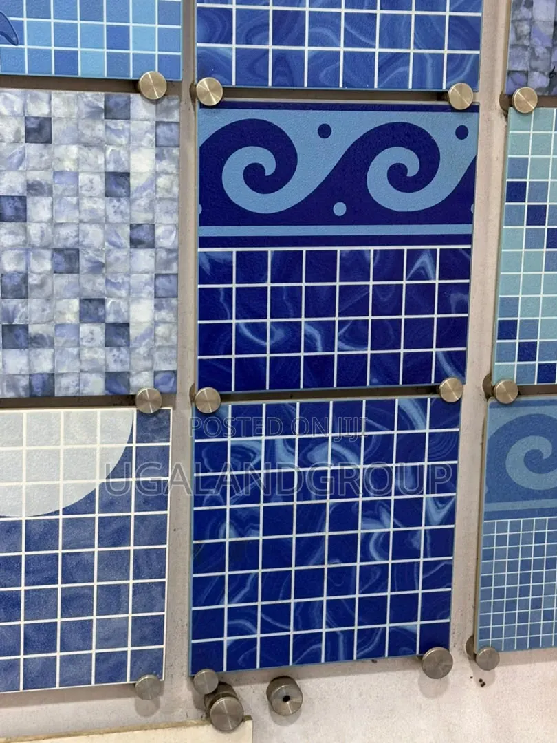 Blue Wave Ceramic Pool Tile
