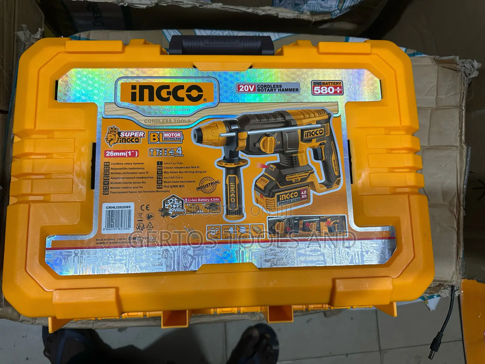 Incco 20v Cordless Rotary Hammer