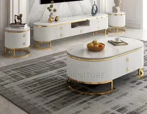 White Centre Table and TV Stand