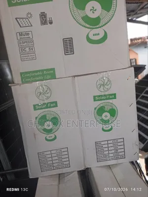 Solar Table Fan