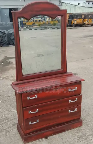 Top Quality Real Wooden Dresser With Mirror